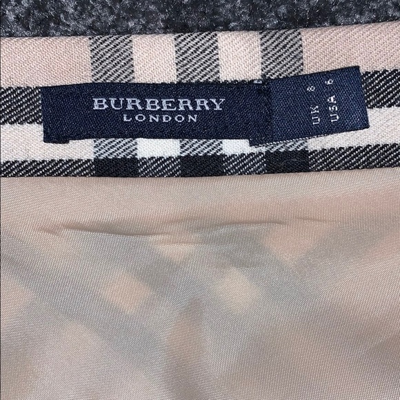 Vintage Burberry nova check wool A-line skirt - Picture 4 of 4